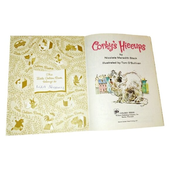 Vintage‎ Childrens Little Golden Books Lot of 3 All Dated 1977 - Picture 8 of 14